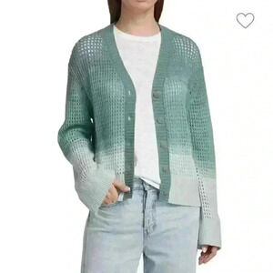NWT ATM ANTHONY THOMAS MELILLO
Gradient Open-Knit Cardigan Amalfi Combo Sz M